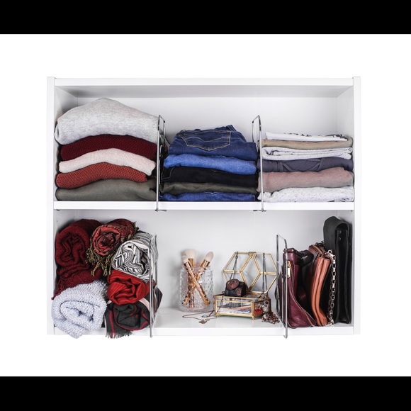 Shelf dividers for closet organization-pack of 6 - Picture 6 of 8